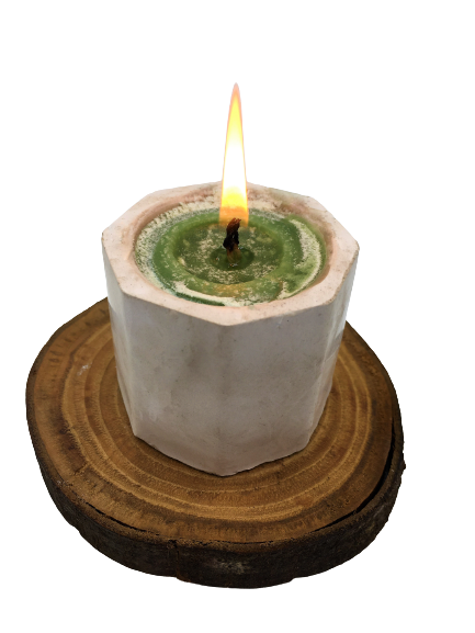 Vela en yeso